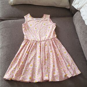 DotDotSmile daisy print pink & white tank dress